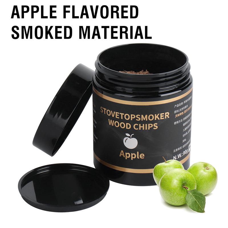 Handheld Smoker Wood Chips - Apple, Walnut, Cherry, Oak Flavors for Molecular Cuisine