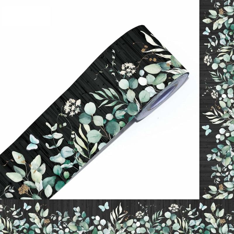 Self Adhesive Border Classroom Decors Border Trim Sticker Colorful Dot Trim Border Bulletin Board Border Trim