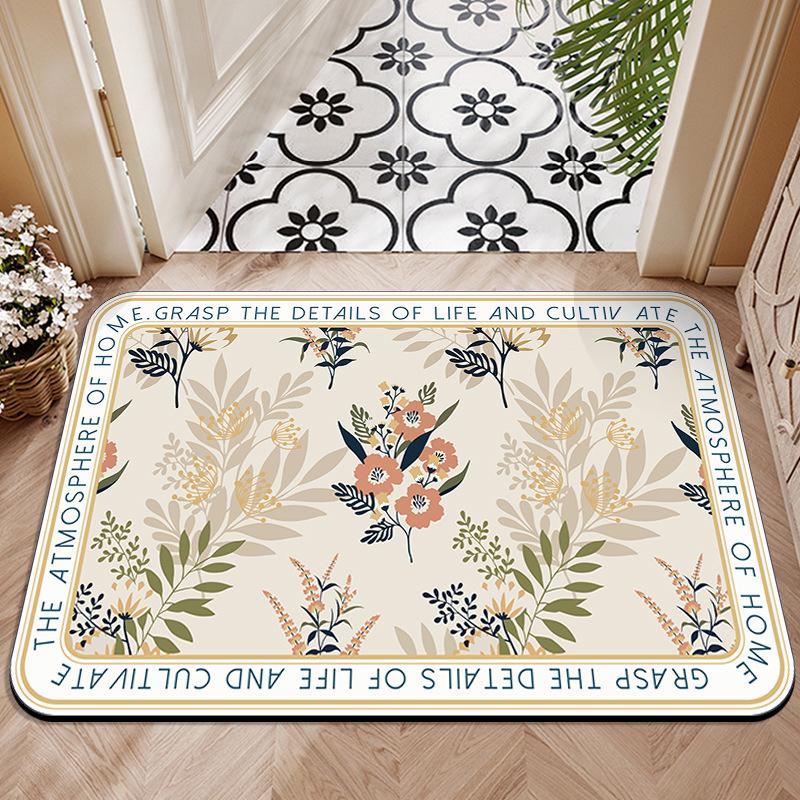 Entrance Carpet Anti Slip Floor Mat Easy To Maintain Bathroom and Toilet Entrance Foot Mat