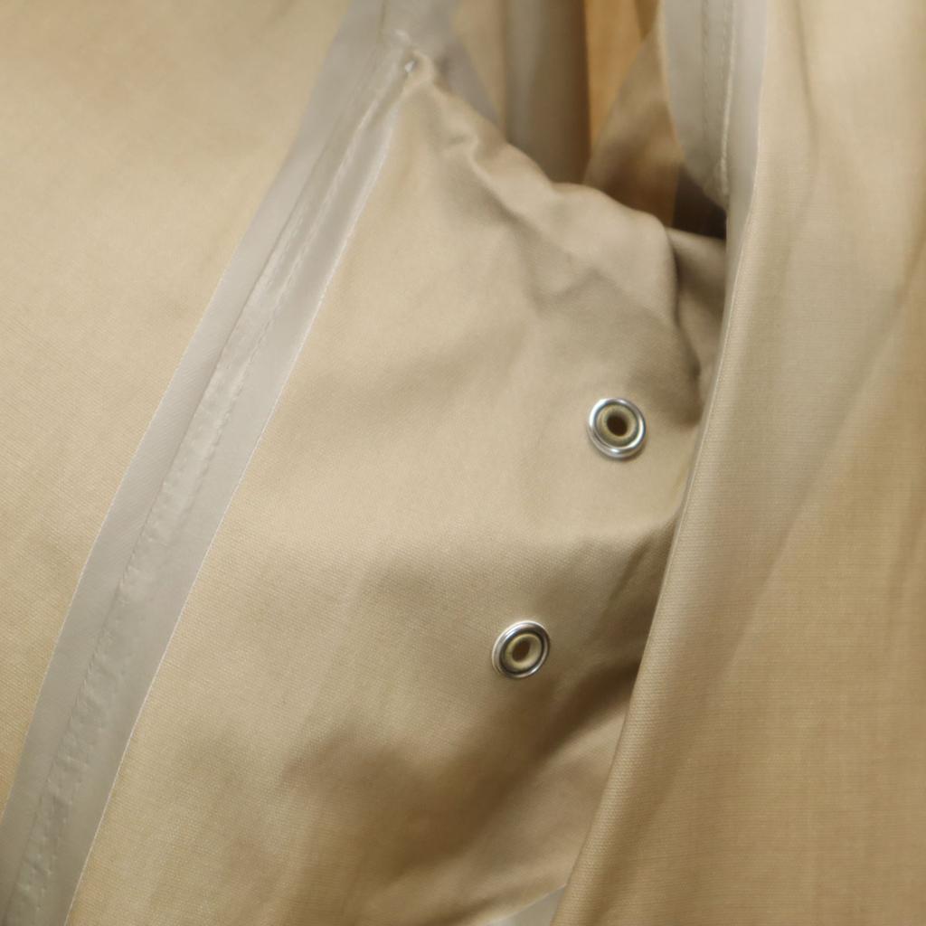 Uniqlo Block Tech Stainless Collar Coat XL Beige Women Used