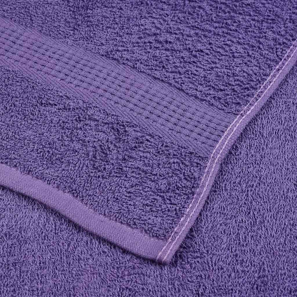 Vidaxl Guest Towels 2 Pcs. Purple 30X50Cm 360 Gsm 100% Cotton