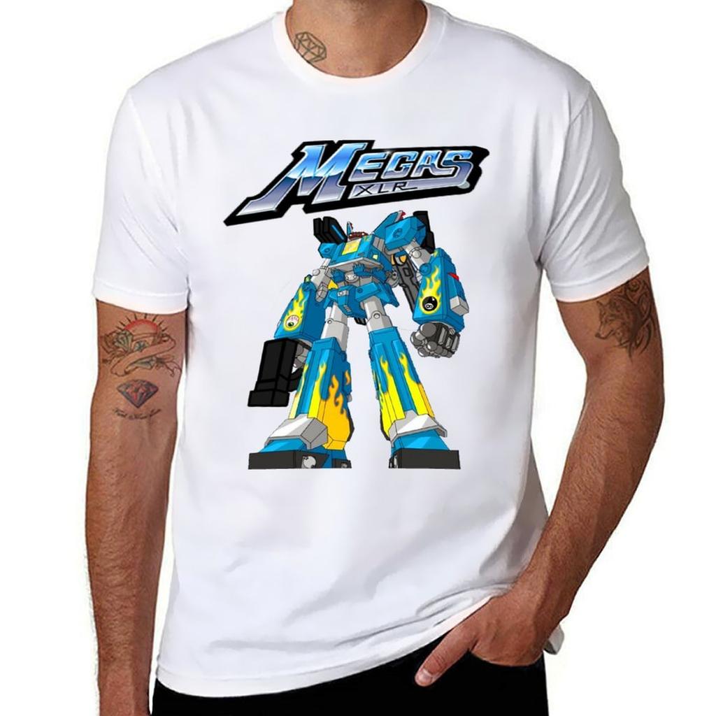 Megas XLR TShirt Casual Soft Cotton Short Sleeve Tee