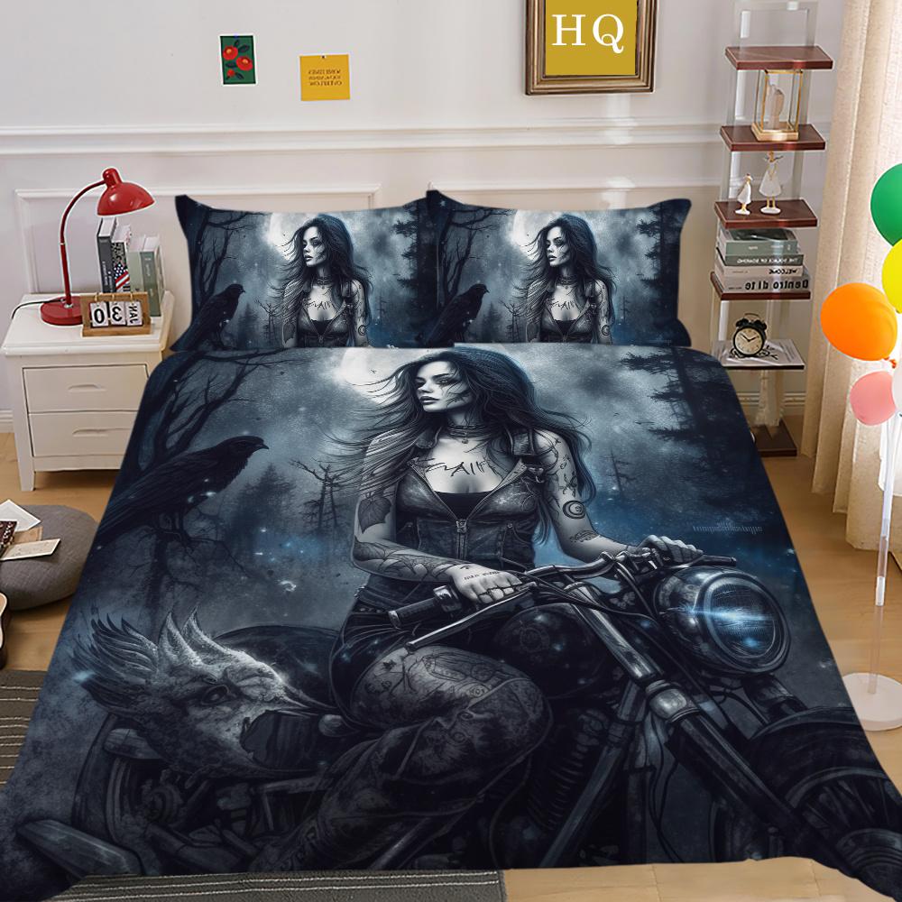 Hot Sale Duvet Cover Set Woman Man Bedding Suit Single Double Size Microfiber Home Bedclothes Bedroom Decor