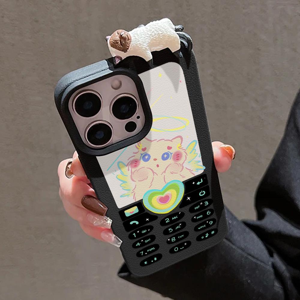 

Расписной чехол для телефона для iPhone 11 12 13 14 15 16 iPhone 11 12 13 14 15 16 Pro 12 13 14 15 16 Pro Max iPhone 16 Pro Max чёрный