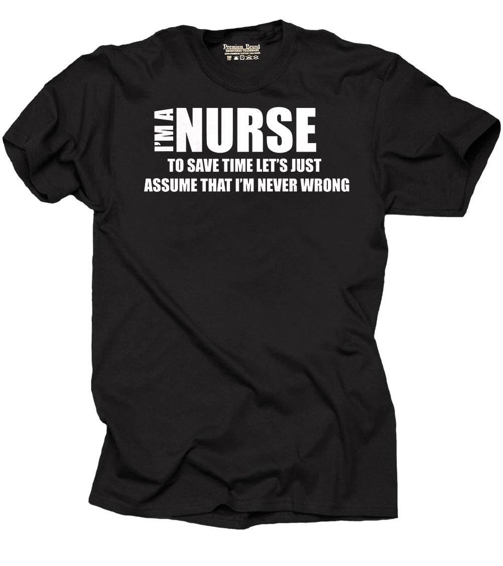 Nurse Funny T-T-shirt medical MD Nurse Nursing T-T-shirt Tee T-shirt gift for Nurse M