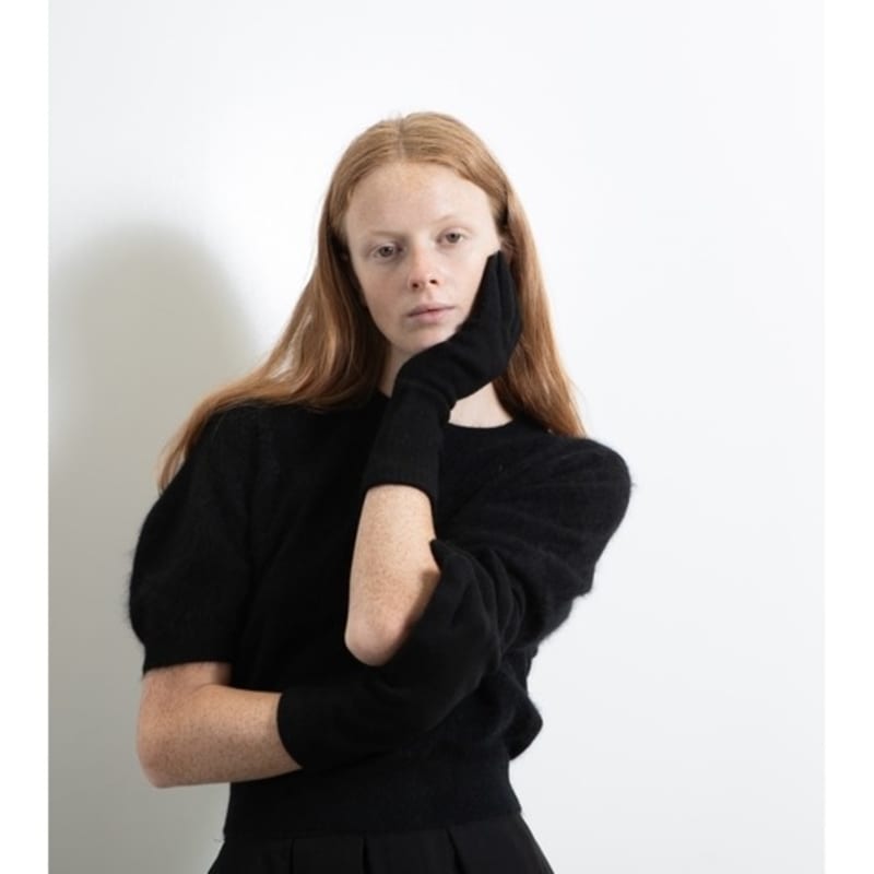 Pure Cashmere NYC Gloves_Black