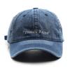 Cappellino da Baseball in Denim Vintage con Materiale in Cotone Traspirante per Appassionati di Street Style