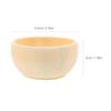 STOBOK Set of 5 Wooden Mini Bowls, 2.2" x 1.2", Unpainted, Smooth Surface for Handmade Crafts, Perfect for Kids' Painting and DIY