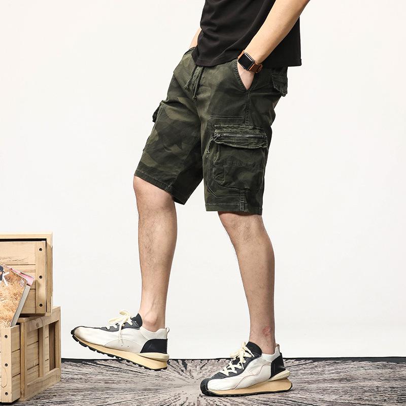 Men's Trendy Camouflage Shorts - Loose Fit, Plus Size, Mid-Length, Casual Summer Wear