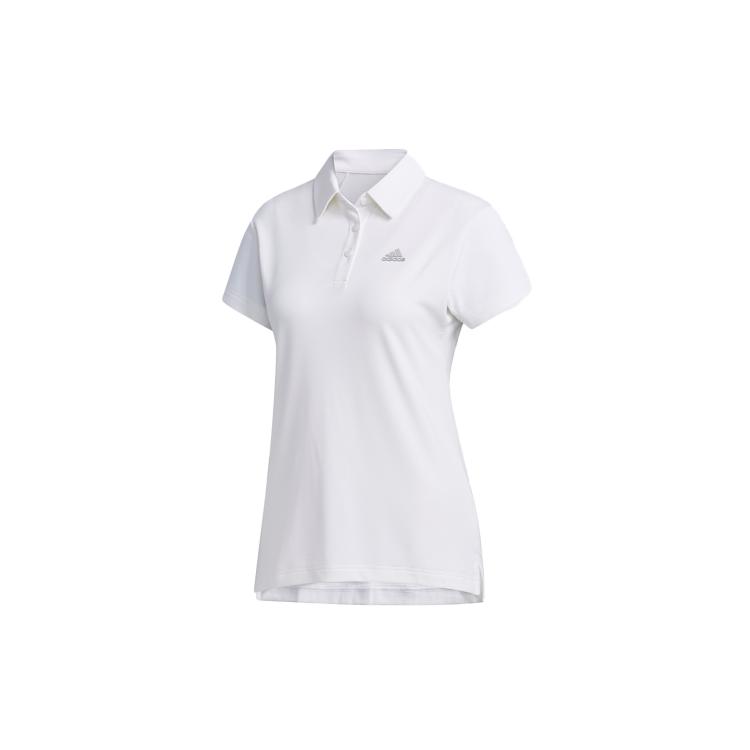 

New Adidas Polo Shirts Women s White FK1388 L