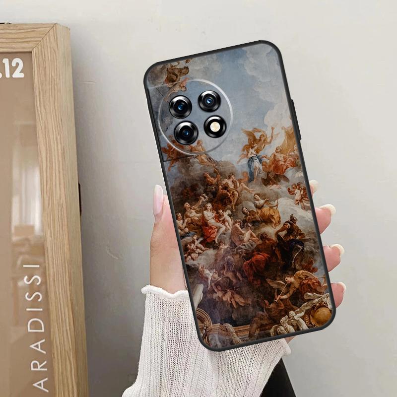 Pouzdro s renesančními uměleckými malbami pro OnePlus 12 11 9 10 Pro 9RT 10T 10R 12R OnePlus Nord 2 CE 3 Lite CE4 N10 N20 Kryt