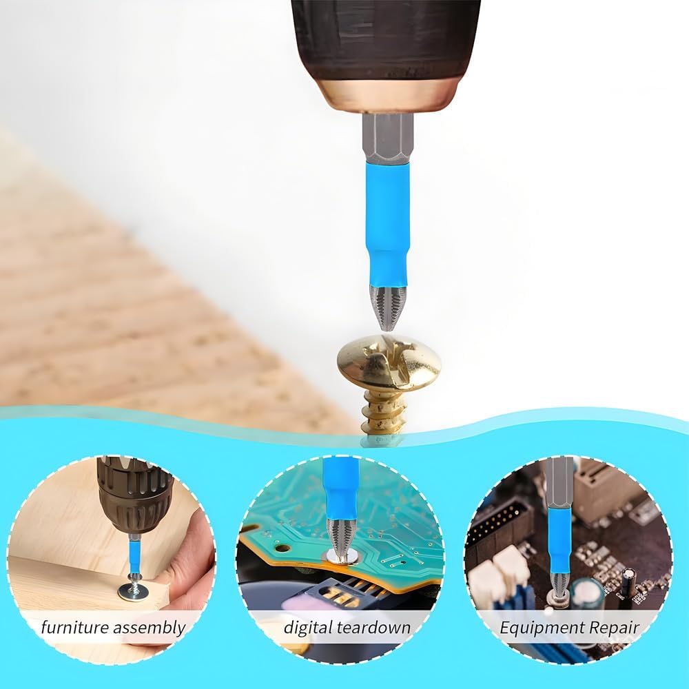 S2 Steel Magnetic Screwdriver Bit 50mm Hex Shank Impact Screw Driver Bits Phillips Electric Screwdriver Drill Bit Power Tools