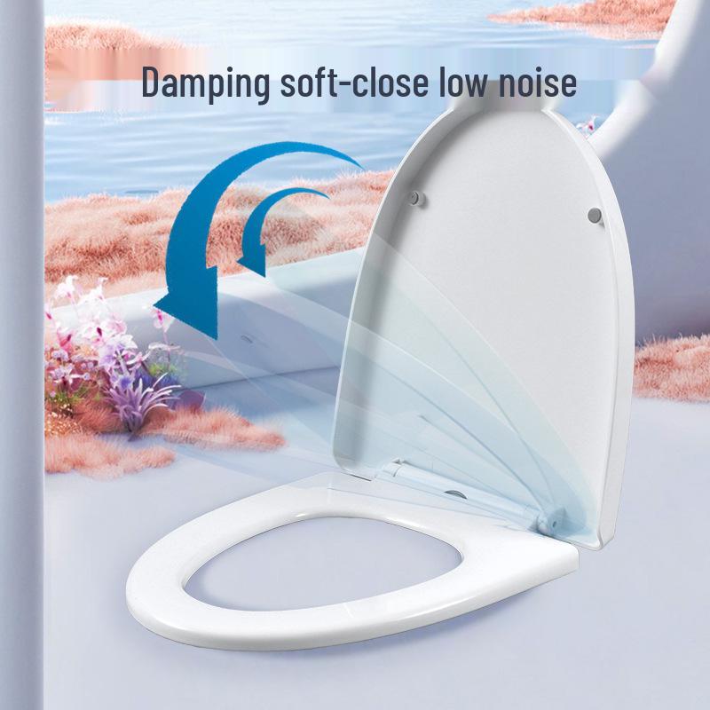 Pokrowiec na deskę sedesową w kształcie litery U, w kształcie litery V, szybkozdejmowany, wolnoopadający, pogrubiony