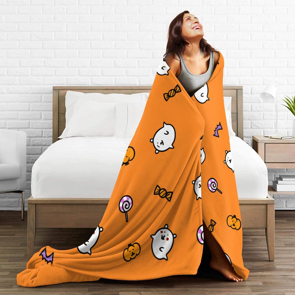 Super Soft BlanketsGirls Boys Picnic Joke Bear Throw Blanket  Flannel Bedspread For Living Room Fashion Sofa Bed Cover