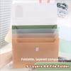 Large Capacity A4 File Folder Storage Bag Waterproof Plastic File Organizer  Paperwork