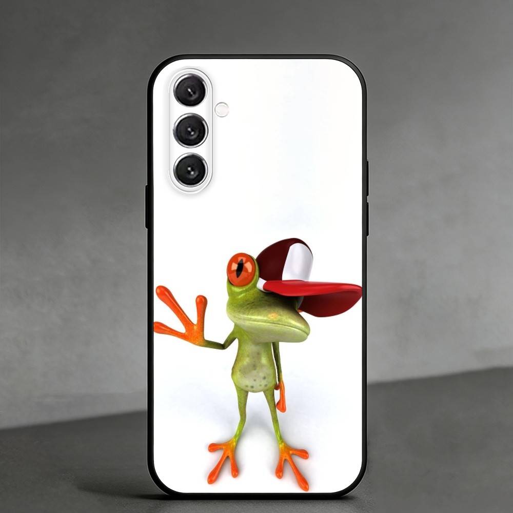 A-Abstract A-art F-frog Phone Case For Samsung Galaxy A91,80,73,72 ,71,53,52,32 ,31,22,21s,20,Soft Black Case