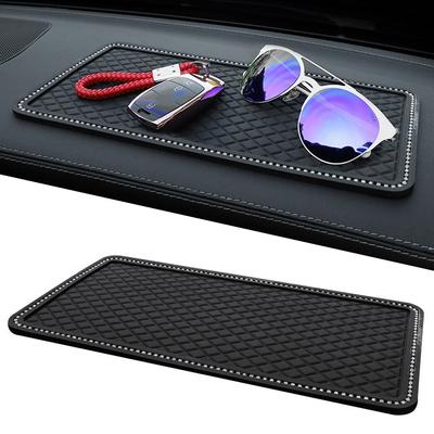 PVC Car Phone Anti-slip Mats Car Accessories GPS Pad Fashion Mobile Phone Pad Car