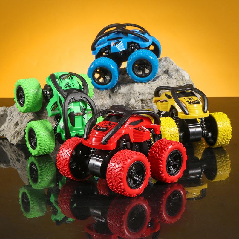 Four Wheel Drive Stunt Inertia Toy Car - Inertia Drive, No Battery Required, High Playability - Suitable for Boys and Girls As G