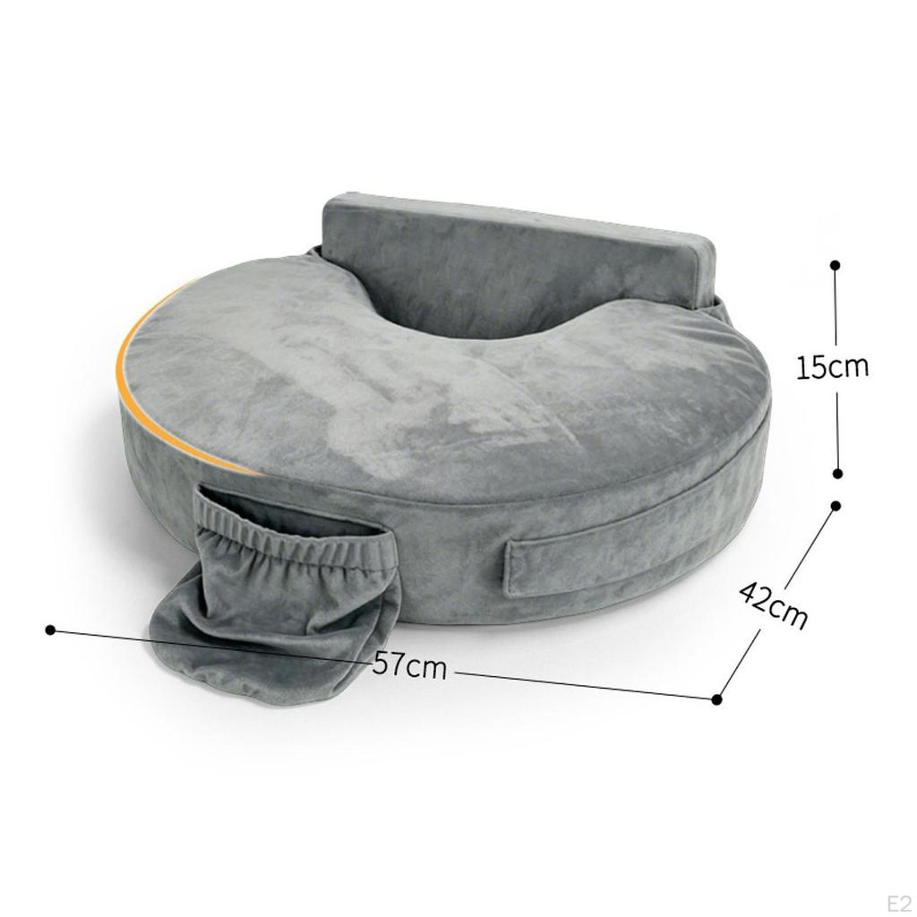 Memory Foam Nursing Pillow Enhanced Comfort Breathable Breast Feeding