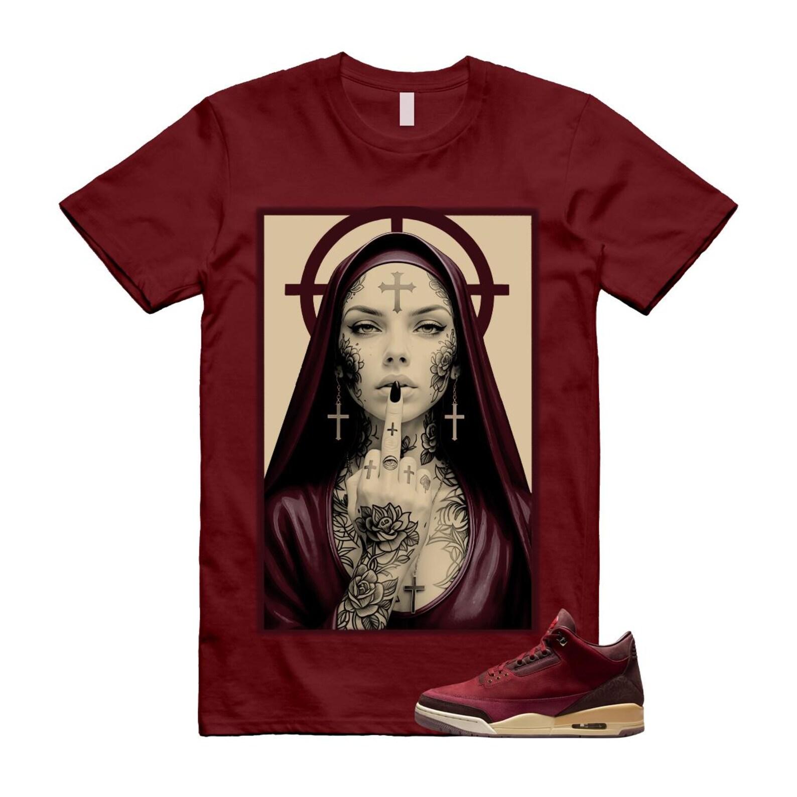 3 Bin 23 Team Red Burgundy Crush Coconut Milk PRM T Shirt Match NUN S
