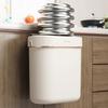 Zuo Zhou 7L Wall-Mounted Slide Lid Trash Can Set