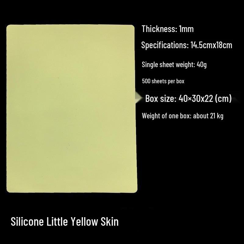 Umweltfreundliche kleine Silikon-Tattoo-Übungshaut für Anfänger - Tragbar, Handgefertigt, Hautfarbene Microblading-Simulation