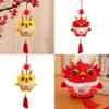 Good Luck Dragon Plush Toy Mascot Doll Red Fortune Dragon Pendant Gift Doll