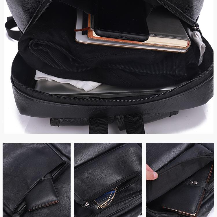 Vinatge 's Fashion Business Large Capacity Travel Laptop Backpack for Men Large-capacity Schoolbag