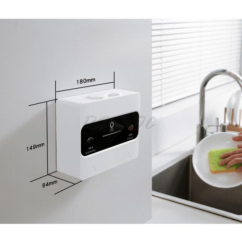 Double Head Soap Dispenser Detergent Intelligent Sensing Soap Dispenser Shampoo Shower Gel Wall Mounted Soap Bottle