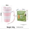 Tazza pieghevole portatile in silicone: Grande Capacità per Viaggi, Campeggio, Caffè, Succhi e Collutorio.