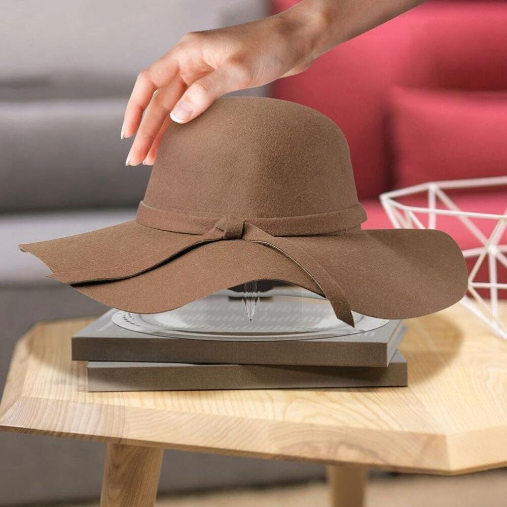 Przezroczysty Stojak na Kapelusz Bucket Hat Stojak na Kapelusze z PVC Stojak do Eksponowania Kapeluszy Do Eksponowania i Przechowywania Kapeluszy
