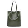 Underarm Bag Women's Leather Shoulder Bag Cowhide Minimalist Style Large Capacity Women's Commuter High-end Tote Bag