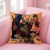 Anime SSamurai CChamploo Cushion Cover Pillowcase Short Plush Invisible zipper Room Sofa Cushion Cover
