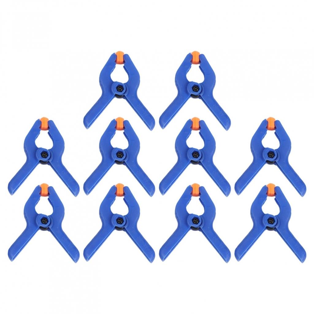 Spring Clamps 10pcs 2 Inch Woodworking Tools Plastic Nylon Grip Cramps