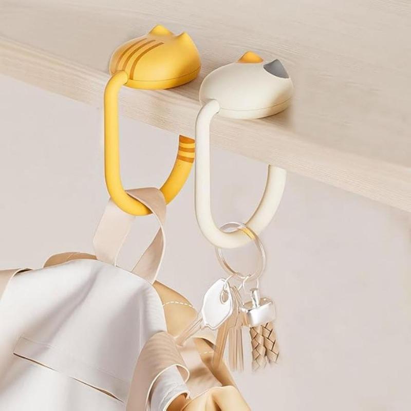 

2pcs Purse Hanger for Table Desk Hook Handbag Hangers High Strength Bag Holder for Table Purse Hook for Desk жёлтый