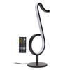 Musical Note Table Lamp Intelligent Control 180 Degree Rotation RGB Cool Desk Lamps for Living Room Bedroom Bedside