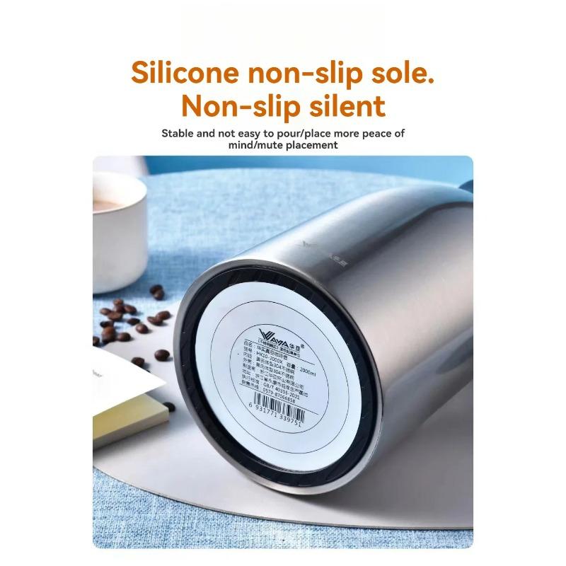 2L Insulation Kettle Thermal Coffee Stainless Steel Thermos Bottle Large Capacity  Inner Leakproof Insulation Water Pot Office