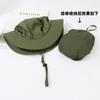 Sonnencreme Fischerhut kann Taschen aufbewahren Beckenhut Sommer dünn schnelltrocknend Outdoor Kletterhut Herren Sonnenhut Kinder