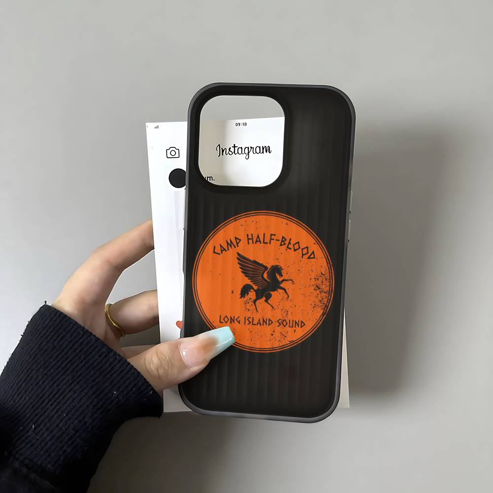 

P-Percy J-Jackson Phone Case For IPhone 17 16 15 14 13 12 11 Pro Max Plus Pro Stripe Soft Cover iPhone 17