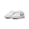 Nike Court Legacy Low top Toddler Shoes White Pink Infant And Toddler DA5382-111