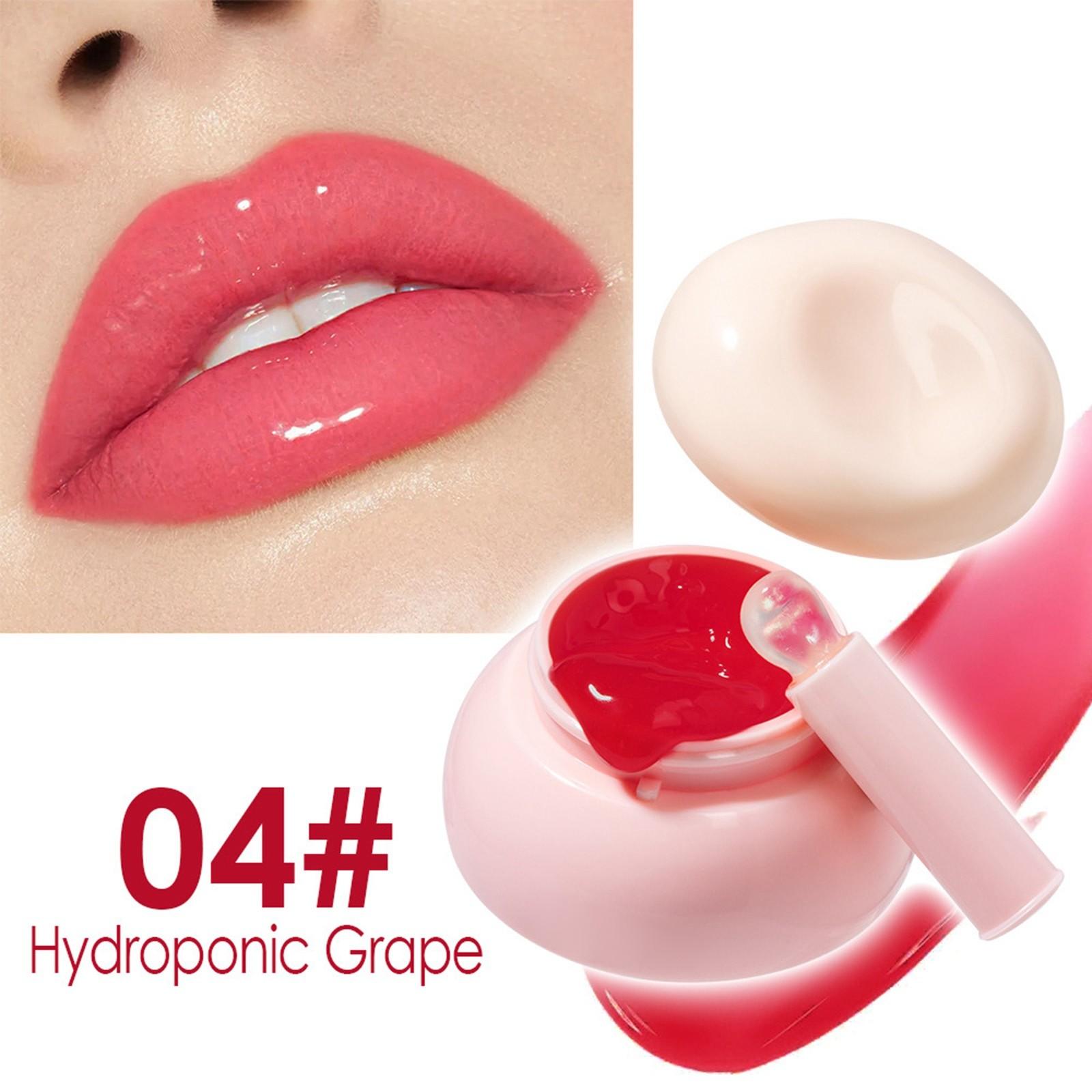 

Желейная помада, Зеркало для губ и Блеск для губ, Натуральные губы, Румяна двойного назначения для губ и щек с кистью для губ One Size