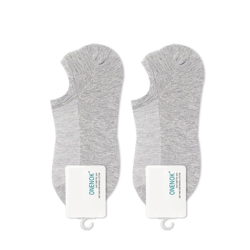 

Sock Children s Summer Pure Cotton Thin Mesh Short Socks, Breathable, Odor-resistant, Sweat-absorbent, Shallow-cut Boat-shaped Socks 1 pair серый