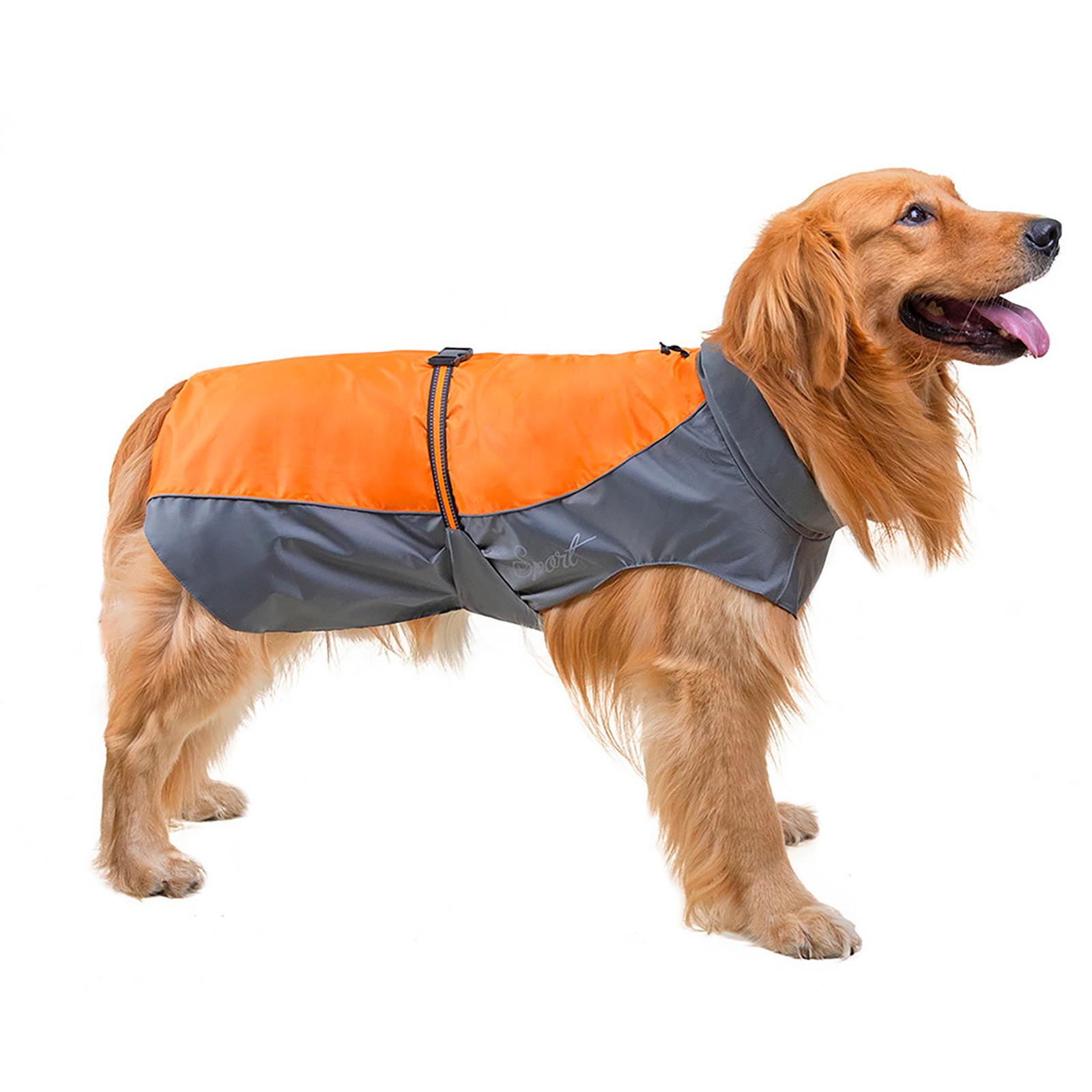 

Reflective Pet Coat Winter Raincoat Dogs For Small Medium Large Dog жёлтый