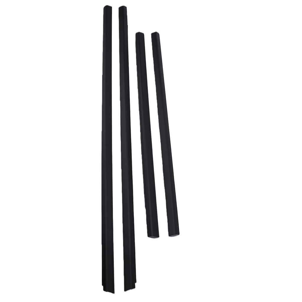 4pcs Car Window Weather Strip Replacement for Sentra 2001 2006 Windproof Rainproof Automotive Weather Rubber Seal Strip