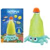 Kid Octopus Sprinkler Rotating Water Spray Toy Splashing Summer Backyard Garden Yard Lawns Beach Fun Toy Cartoon Outdoor Game
