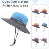 Wide-Brimmed Hiking Hat for Men, Summer Outdoor Western Cowboy Style, Sun Protection, Breathable, Quick-Dry Fishing Bucket Hat for Women