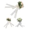 Wedding Bouquets Flower Hand Bouquet Silk Artificial Fake Flowers for Bride Wedding Party and Church