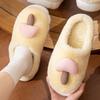 Mushroom cotton slippers autumn and winter hair mop indoor home use velvet thick bottom couple warm cotton mop