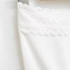 European Style White Lace Off-the-Shoulder Bandeau Top