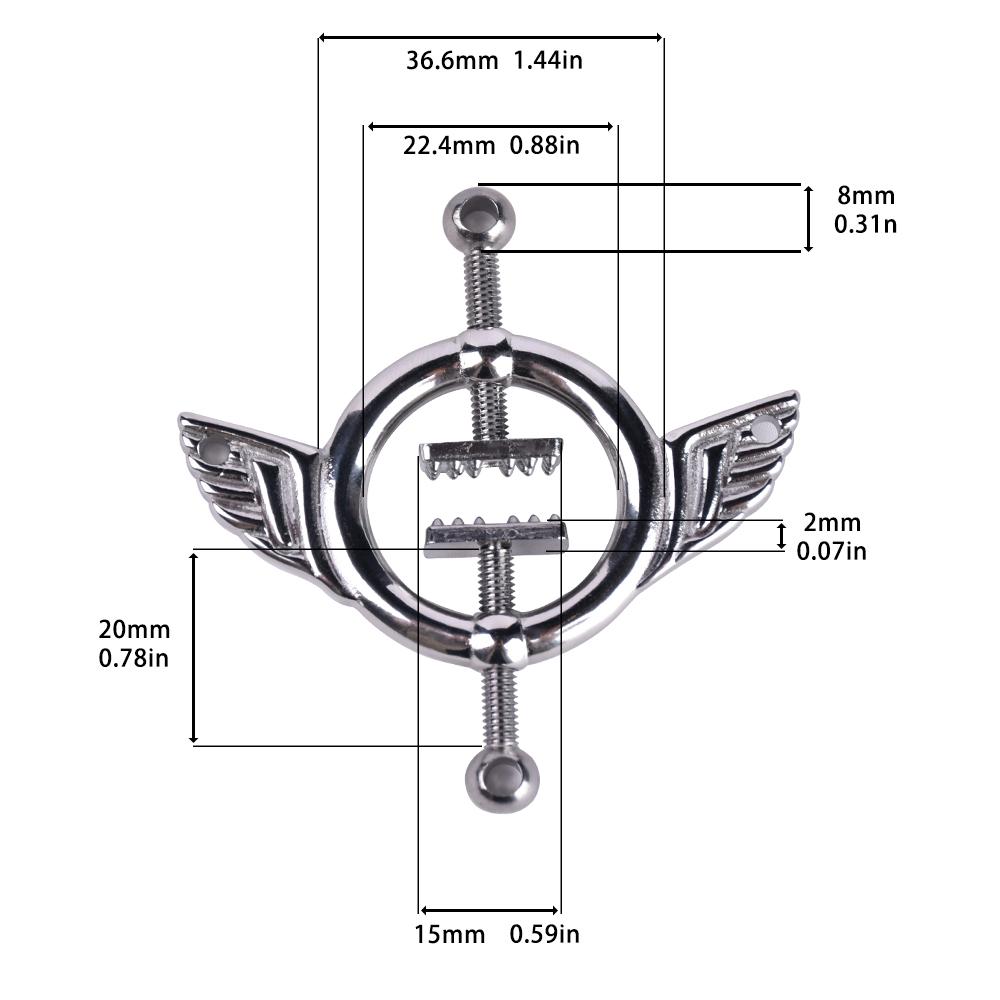 Female Harness Chastity Cage Bondage a Pair of Nipple Clamps Women Breast Clips Sex Tools for Couples Erotic Toys Adult Sex Shop